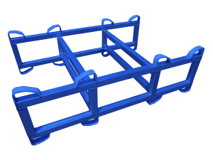 Topco, Inc. Blue Barrel Rack - Topchock